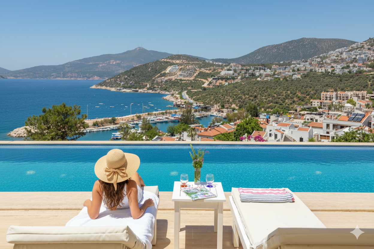 Sea-view villa in Kalkan, Turkey