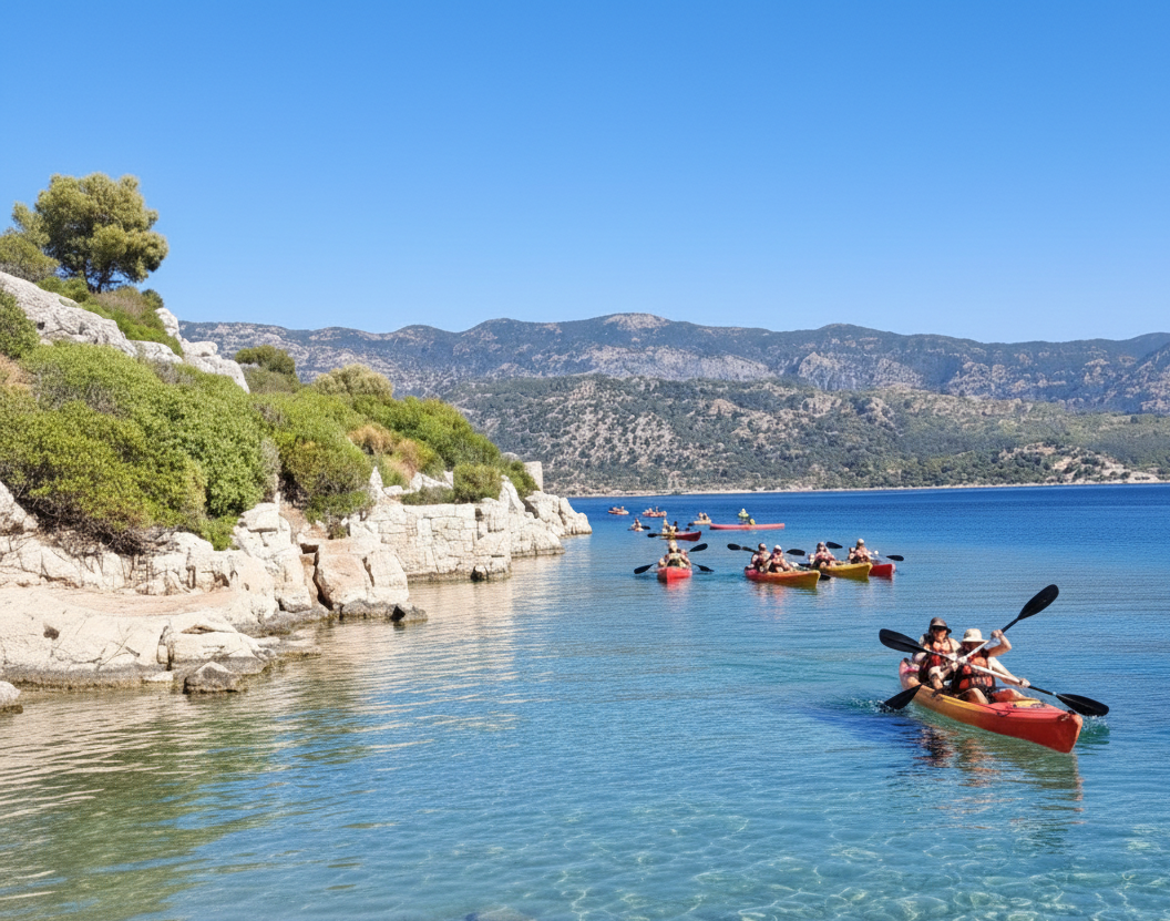 Sea kayaking in Kekova